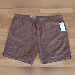 Goodfellow & Co Tan Flat Front Men Shorts